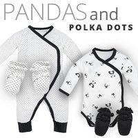 Shop black & white pandas & dots