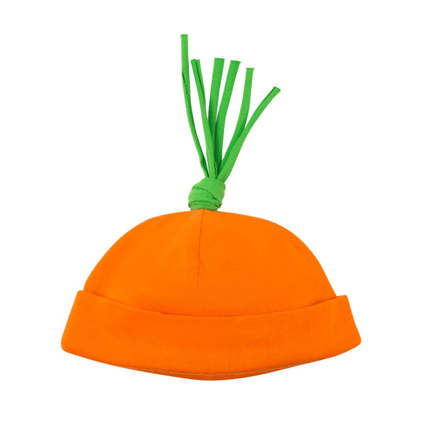 Organic Cotton Carrot Baby Beanie Hat